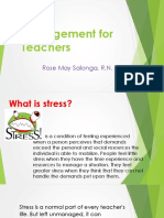 Stress Management For Teachers