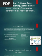 Estafas en Las Redes Sociales. PC Zombie, Phishing, Spim, Spear