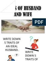 Roles of Husband and Wife