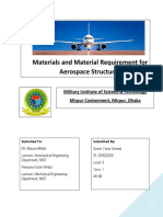 Materials For Aerospace Structures