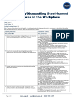 M 503 2705 Demolishing Dismantling Steel Framed Structures in The Workplace