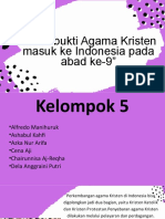 Bukti-Bukti Agama Kristen Sudah Masuk Ke Indonesia Pada Abad Ke-9