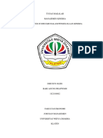 Manajemen Kinerja Balanced Scorecard Dalam Pengelolaan Kinerja