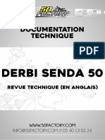 Derbi Senda - Revue Technique - Anglais PDF