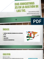 Políticas Educativas Regionales en La Gestión de Las Tic