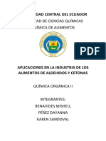 Consulta Cetonas Aplicacion Alimentos