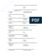 Word Processor Adalah Program Aplikasi Yang Digunakan Untuk Membuat Dokumen Dalam Bentuk