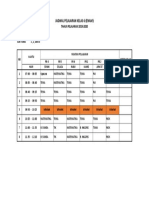 Jadwal Pelajaran Kelas 6