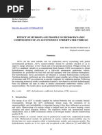 Effect of Hydroplane Profile On Hydrodynamic Coefficients of An Autonomous Underwater Vehicle PDF