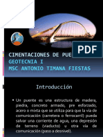 Cimentaciones de Puentes