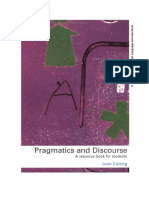 Cutting J. Pragmatics and Discourse PDF