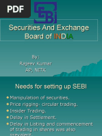 Securities and Exchange Board of INDIA