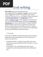 Goal Setting