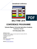 BALTTRIB 2019 Programme FINAL