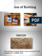 Evolution of Knitting