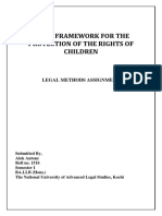 Legal Framework For The Protection of Rights of Children