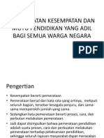 11 Peningkatan Kesempatan Dan Mutu Pendidikan Yang Adil Bagi Warga Masyarakat