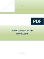 Teoria Curricular