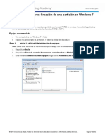 Practica de Laboratorio 23 - Creación de Una Partición en Windows 7 PDF