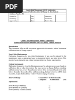 G 63 Quality Risk Management (QRM) Application For Critical Instrument Calibration