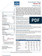 Institutional Research: Essar Oil