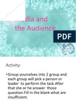 Chapter 6 Lesson 3 Media and The Audience