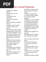 Himno Nacional Dominicano