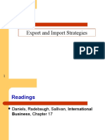 Export Import Strategy