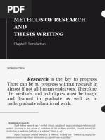 Chapter 1 Methods of Research