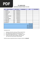 Kumpulan Soal Praktik Microsoft Excel