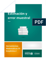 Estimación y Error Muestral