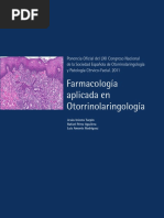 2011 Farmacología Aplicada en Otorrinolaringología PDF