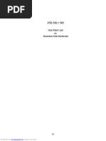 JRC Jfe 582 - Install Transducer PDF