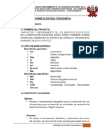 1.2.1 Informe de Estudio Topográfico - Virgen Del Carmen