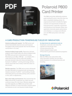 Polaroid P800 DataSheet 2018