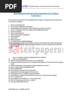 935 Robert Bosch Interview Questions in C A Micro Controllers PDF