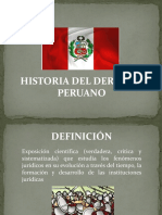 Historia Del Derecho Peruano