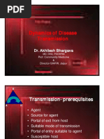 Dynamics of Disease Transmission