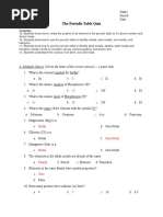 Periodic Table Test