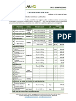 Lista de Precios 2020 M&d.. PDF