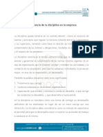 Documento - Importancia de La Disciplina en La Empresa - NN33