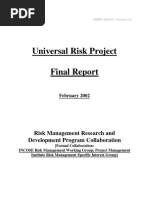 Universal RIsk Project Final Report Feb 2002