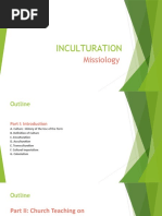 INCULTURATION New