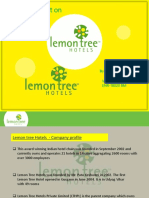 New Microsoft PowerPoint Presentation On Lemon Tree Hotels