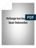 03-Perhitungan KuatSinyal Dan BBRP Satuan Telekomunikasi