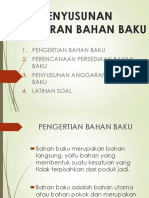 4 Penyusunan Anggaran Bahan Baku