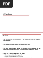 US Tax Terms