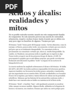 Ácidos y Álcalis