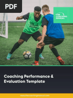 CoachingManual CoachingPerfomance&EvaluationTemplate