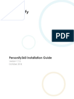 Personify360 7.7.0 Installation Guide